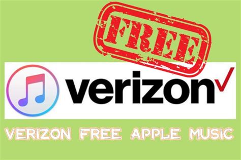 is apple music free with verizon