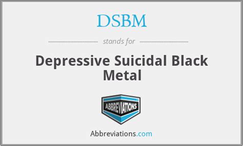 What Does Dsbm Stand For in Music and Its Various Interpretations