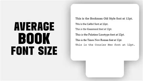 What Font Size Are Books Written In and Its Related Matters